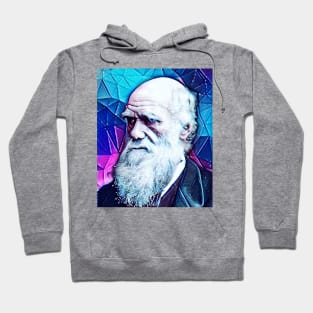 Charles Darwin Snowy Portrait | Charles Darwin Artwork 5 Hoodie